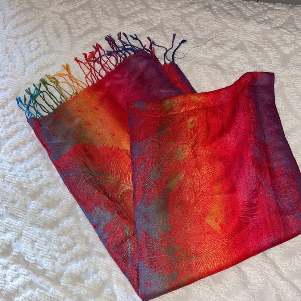 Colorful and Vibrant Pashmina scarf
